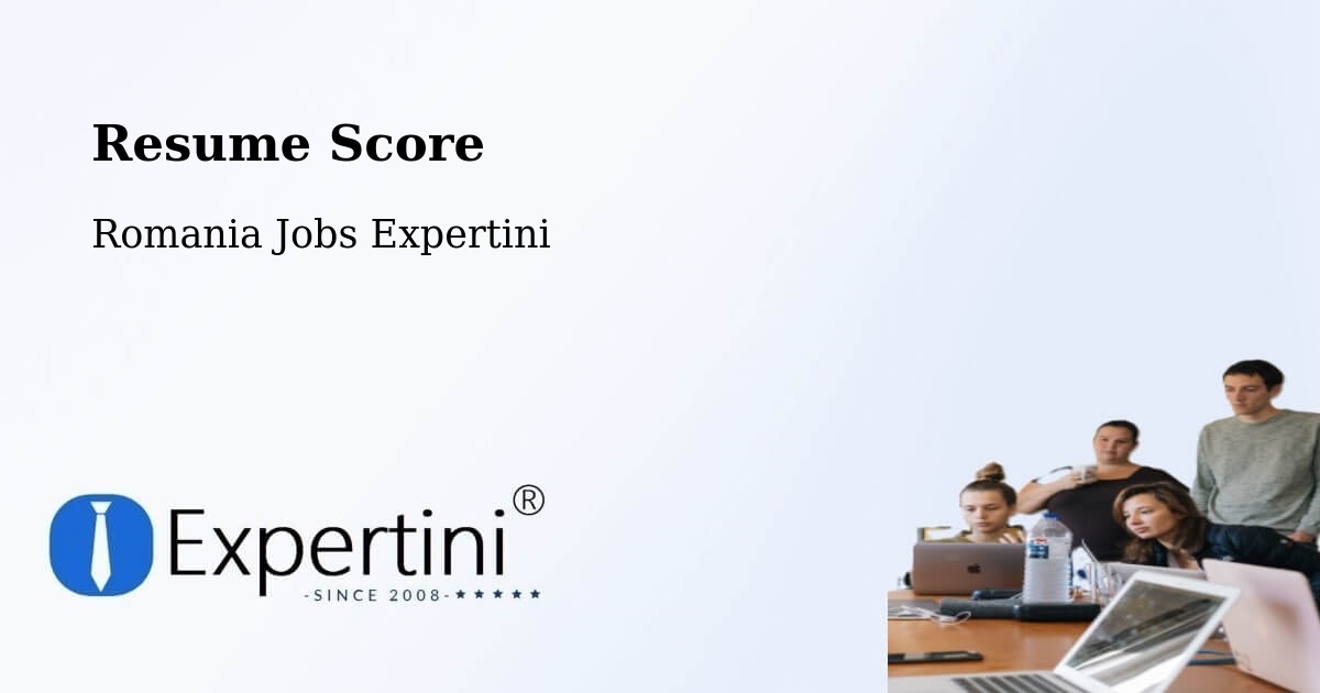 Resume Score & Job Description Match Tool – Goruni - Romania Jobs Expertini